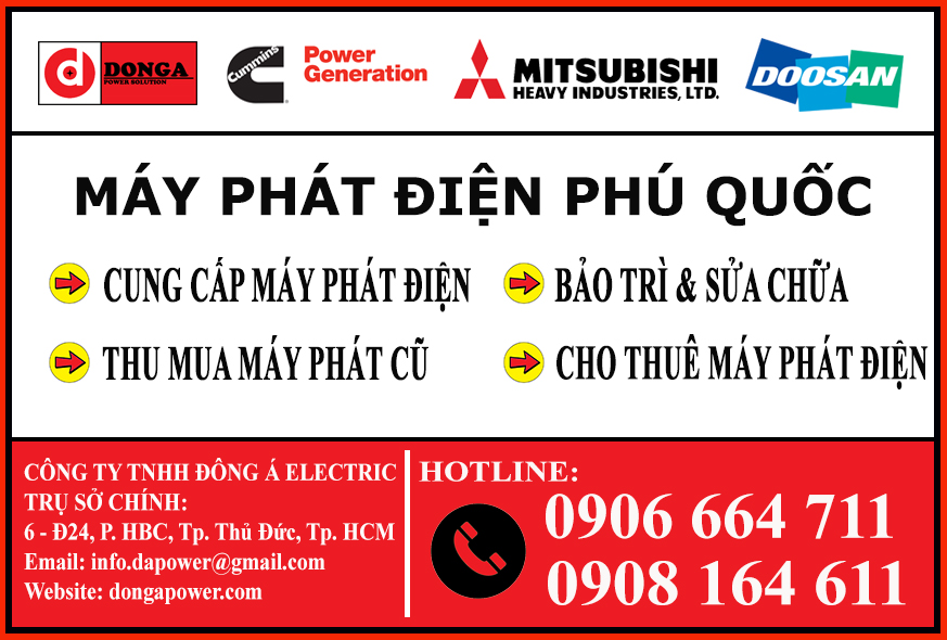 sửa chữa máy phát điện tại phú quốc