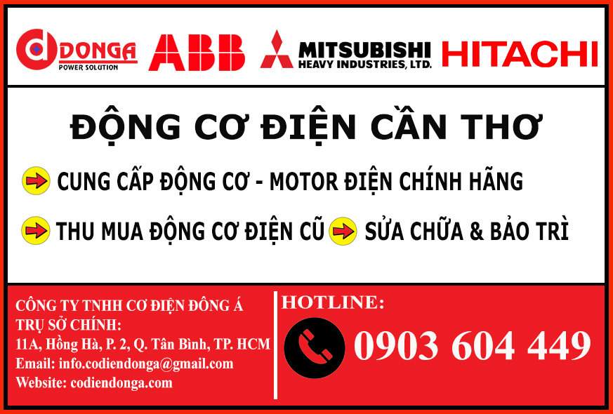 Động cơ điện - motor điện tại cần thơ